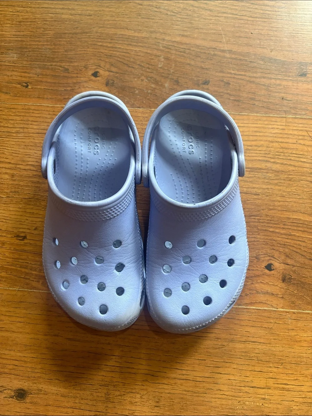 CROCS Kids Classic Clogs in Light Lavender